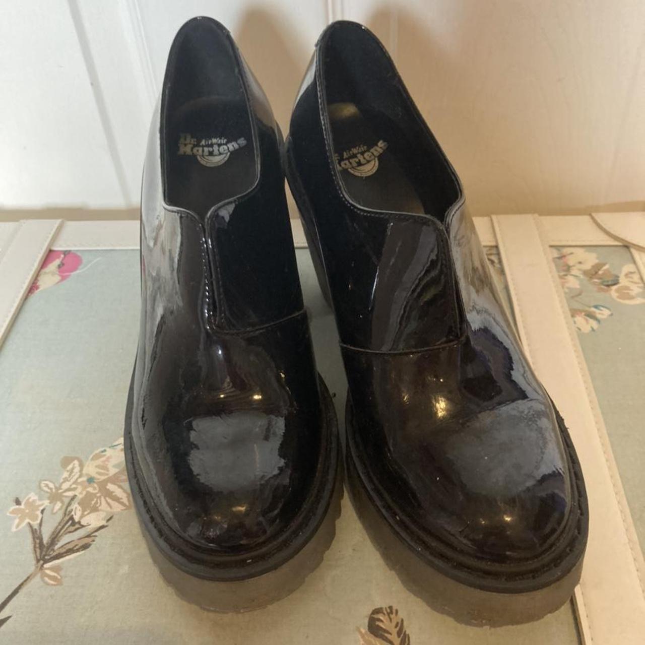 Doc marten patent leather size 4 block heels! So... - Depop