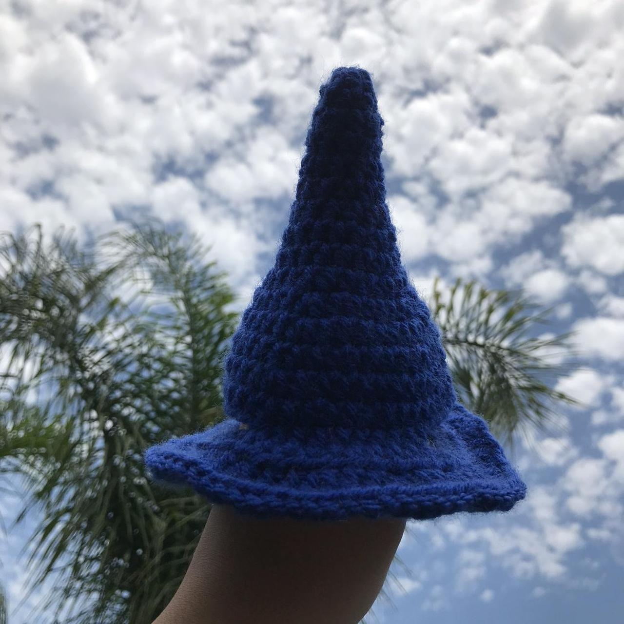 Crochet Cat Wizard Hat catcrochet cat... Depop