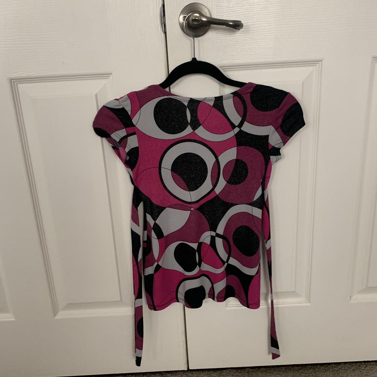 La Senza Women's Pink and Black Blouse (2)
