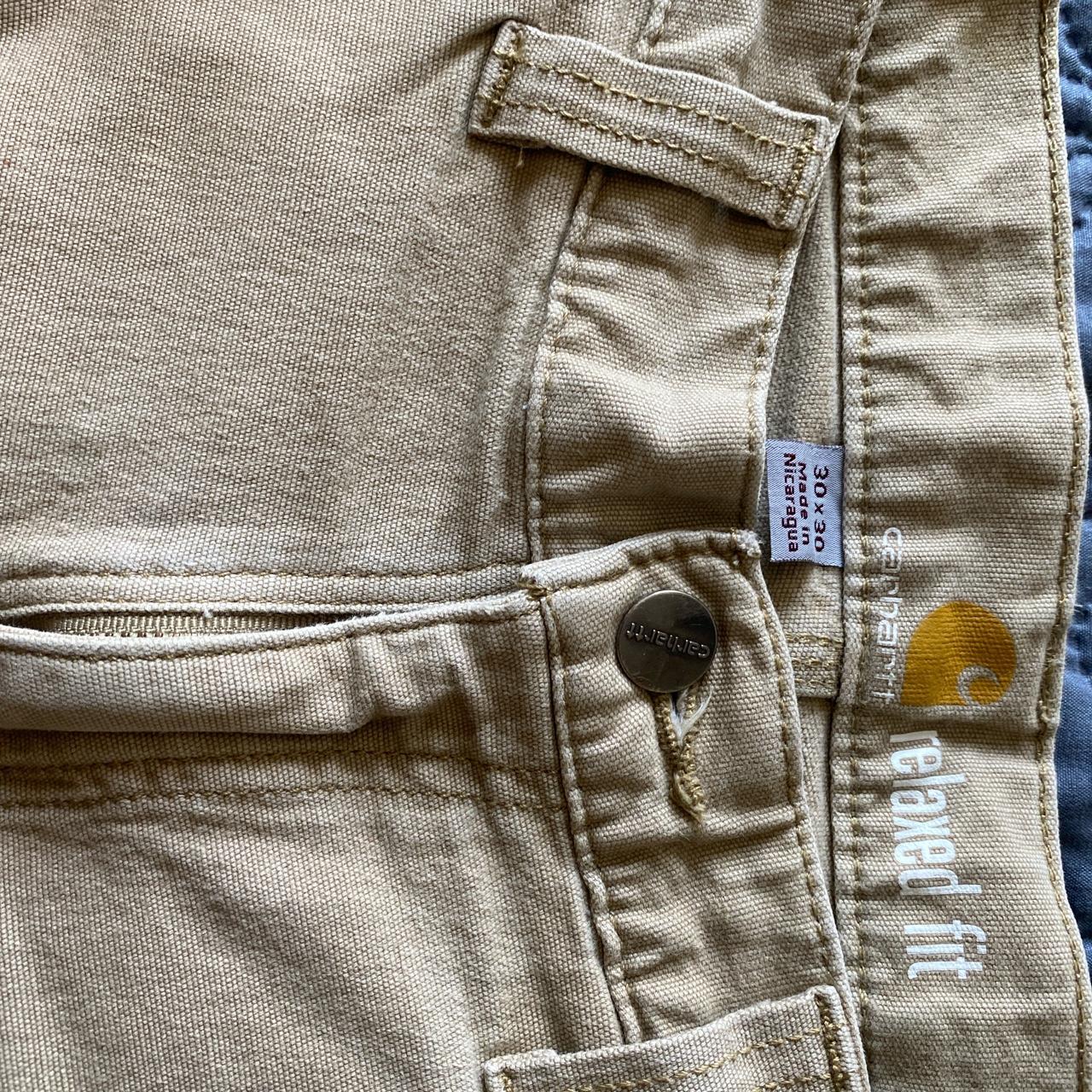 Carhartt 30x28 (altered) relaxed fit pants //... - Depop