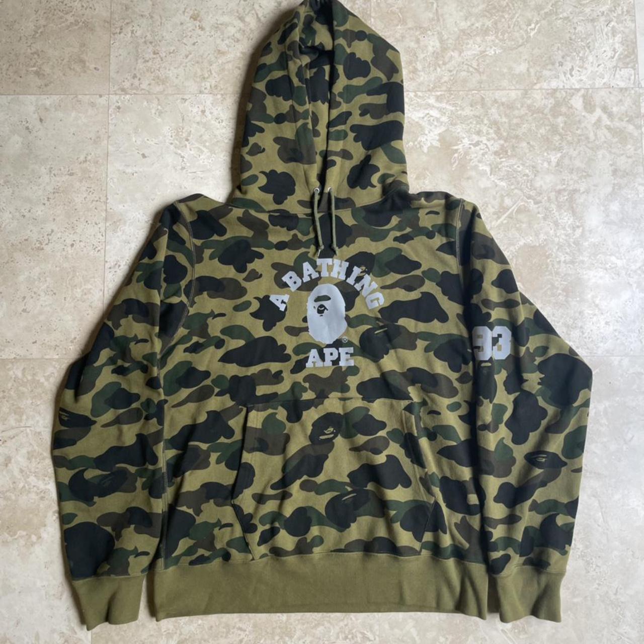 Bape Pullover Hoodie purchased in 2016 XL Depop