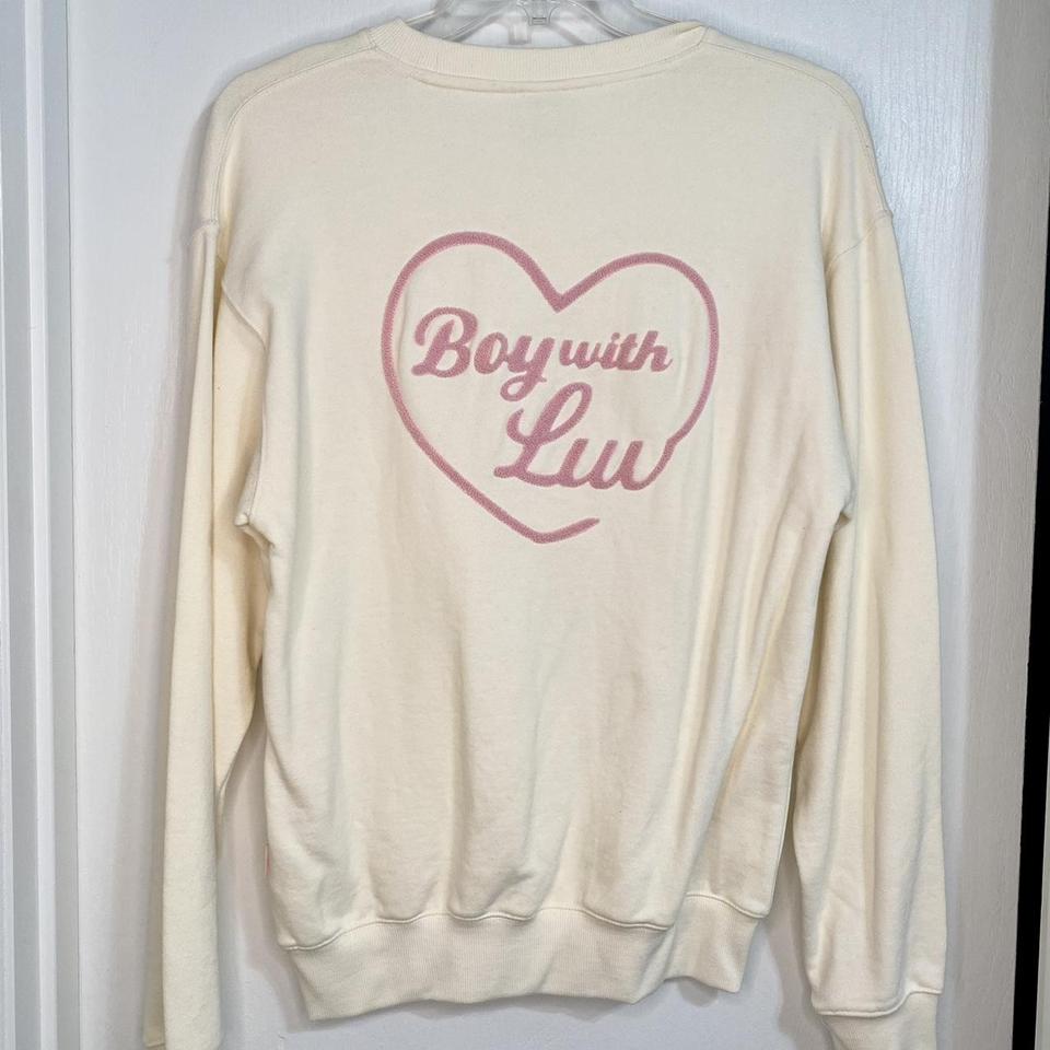 House of BTS pop-up Boy with Luv crewneck -... - Depop