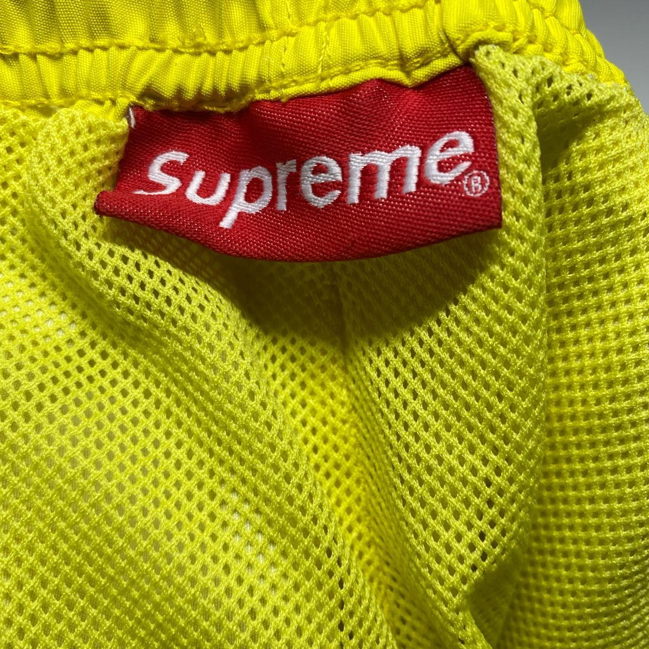 supreme gradient track pant yellow