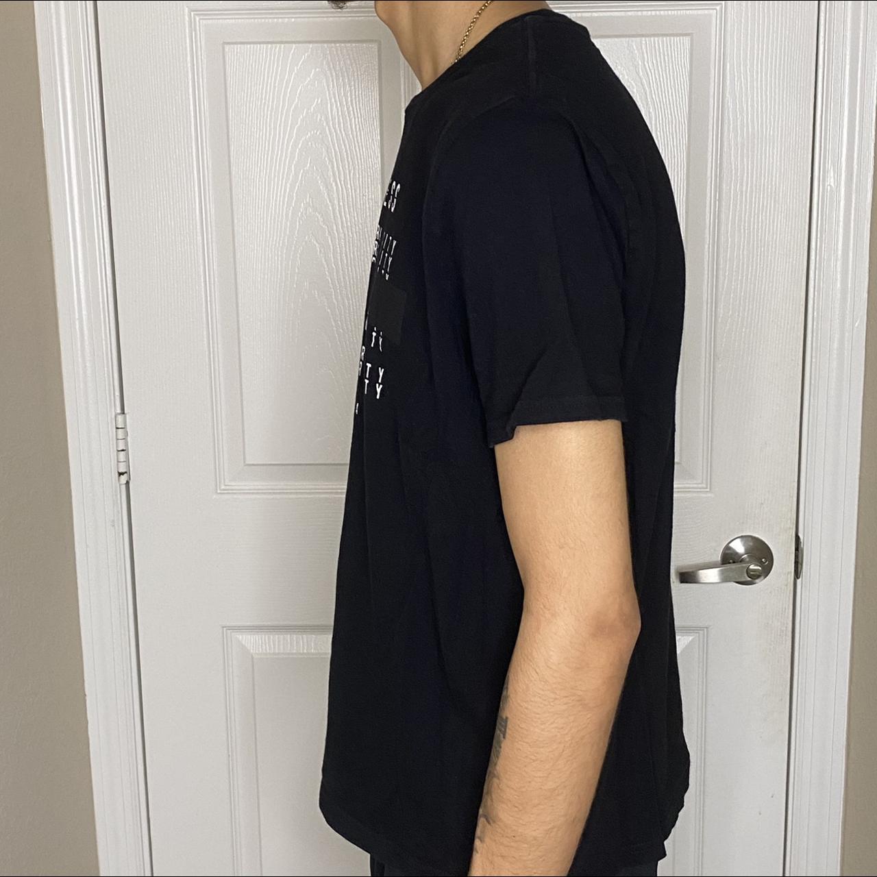 Express Men's Black and White Tshirt Depop
