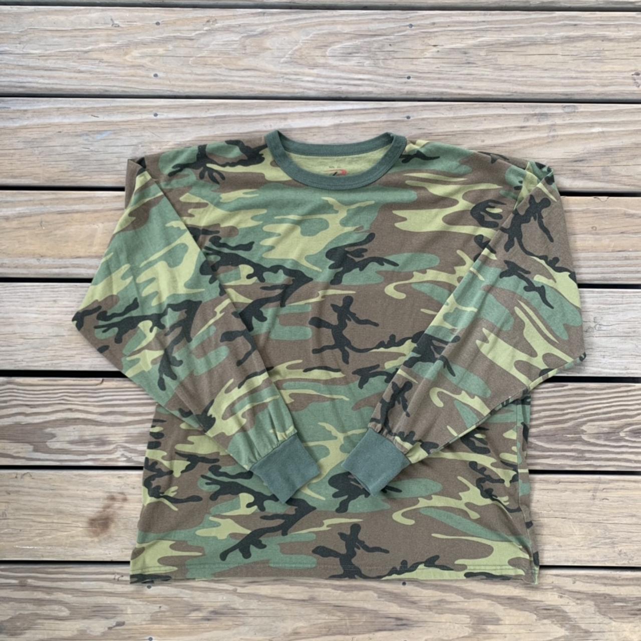 Rothco Woodland Green Camo T-Shirt