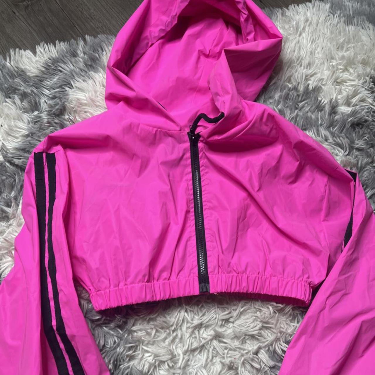 crop rain jacket