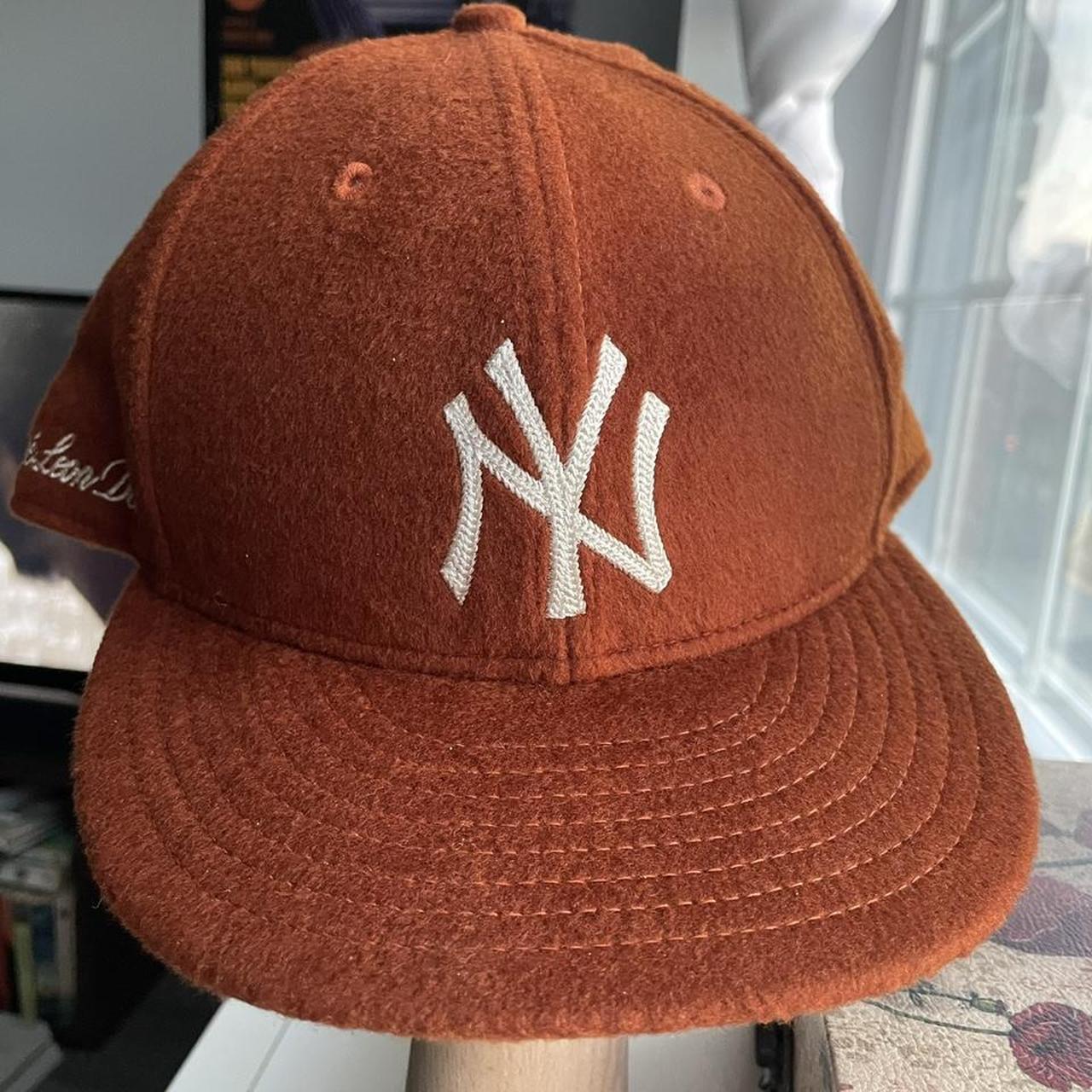 New Era x Aimé Leon Dore Moleskin Burnt... - Depop