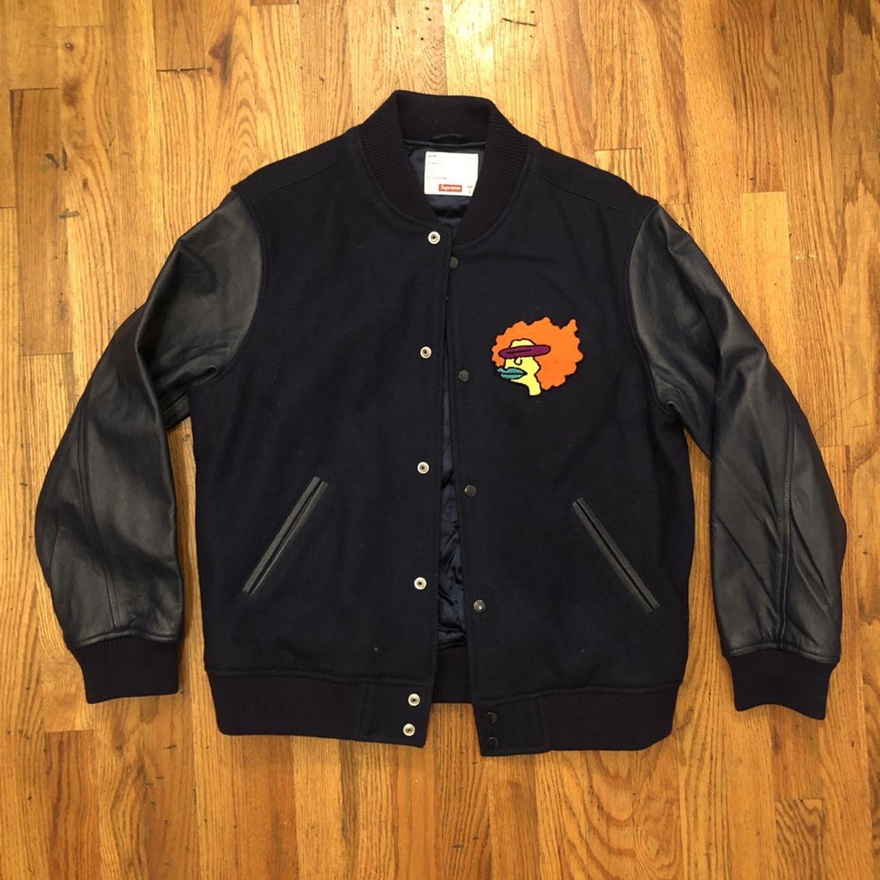 supreme❤️ Gonz Ramm レザージャンパー　革ジャン  ネイビー supreme❤️ Gonz Ramm レザージャンパー 革ジャン ネイビー