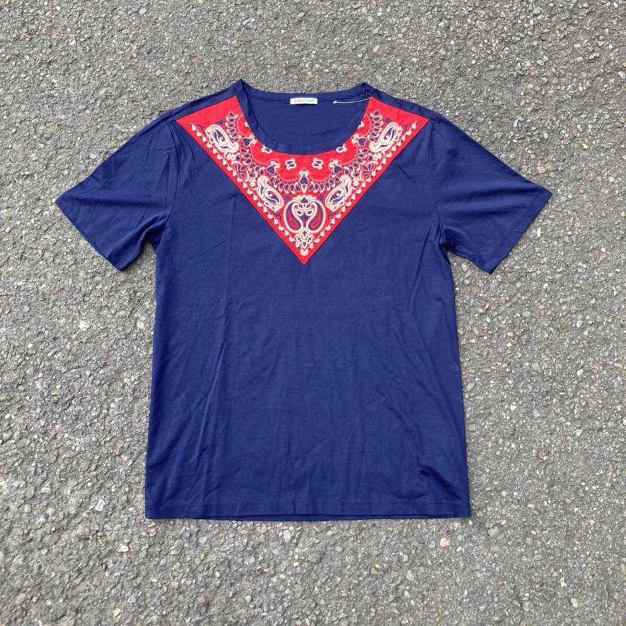 Moncler Men's Bandana-Print T-Shirt