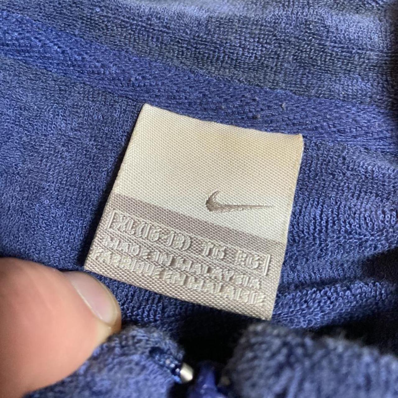 Y2k Vintage Nike Silver Tag Velour Track - Depop