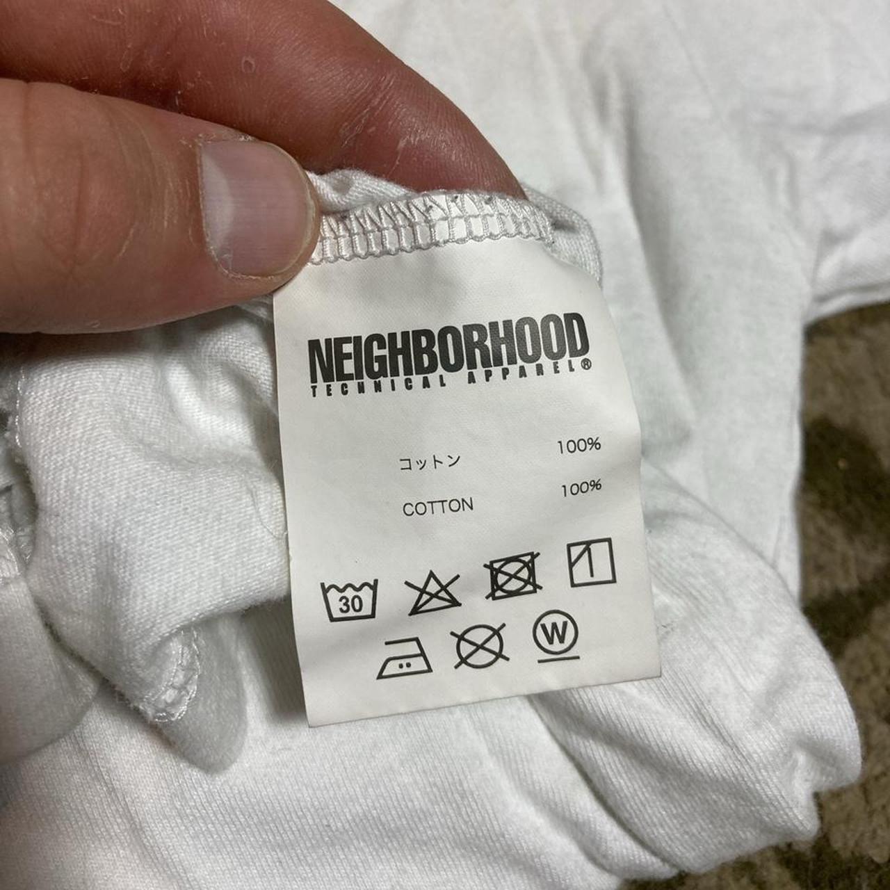 Neighborhood Men's White and Black T-shirt (3)