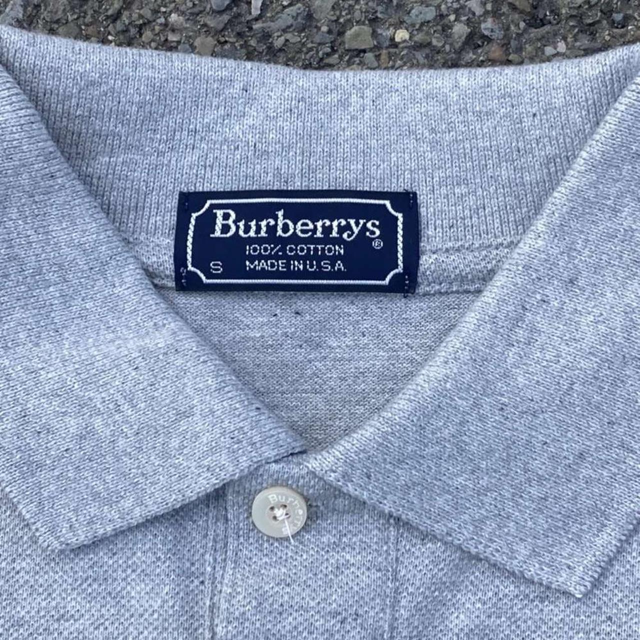 Vintage Burberry polo 90s Size small, fits medium... - Depop