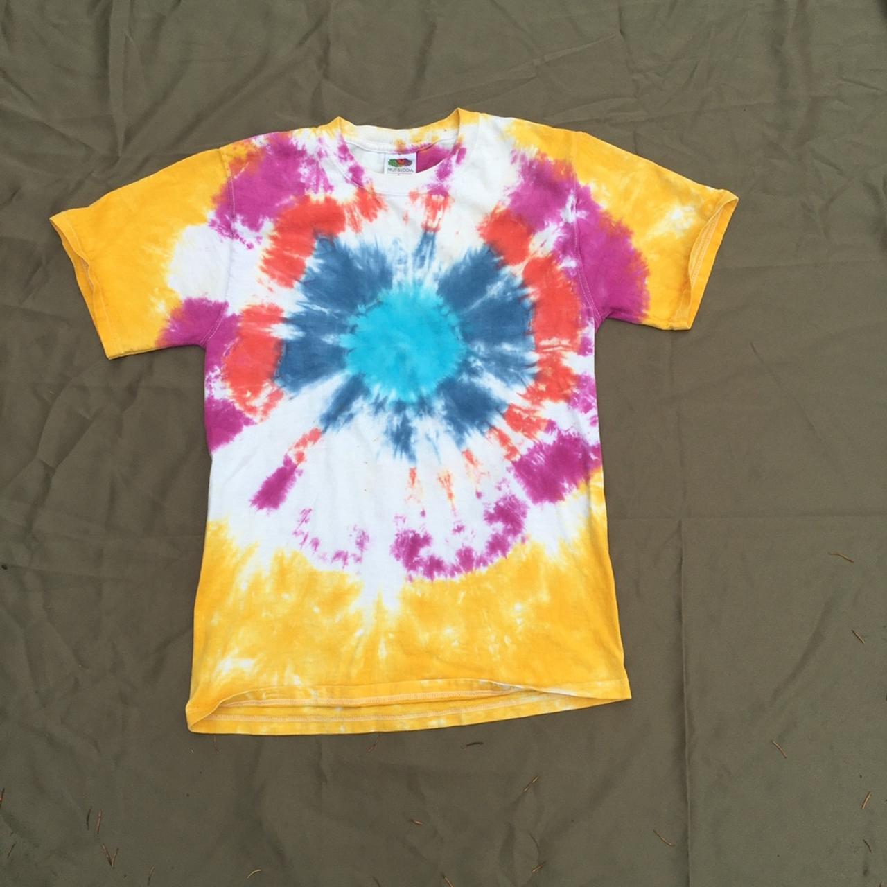 Vintage tie dye tee Size S Great condition #vintage... - Depop