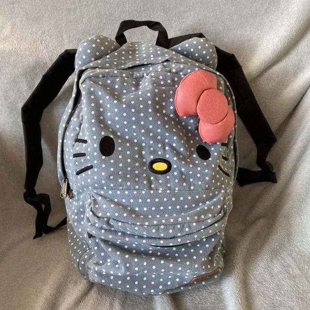 Sanrio Hello Kitty Mini Barrel Bag Small pocket on - Depop