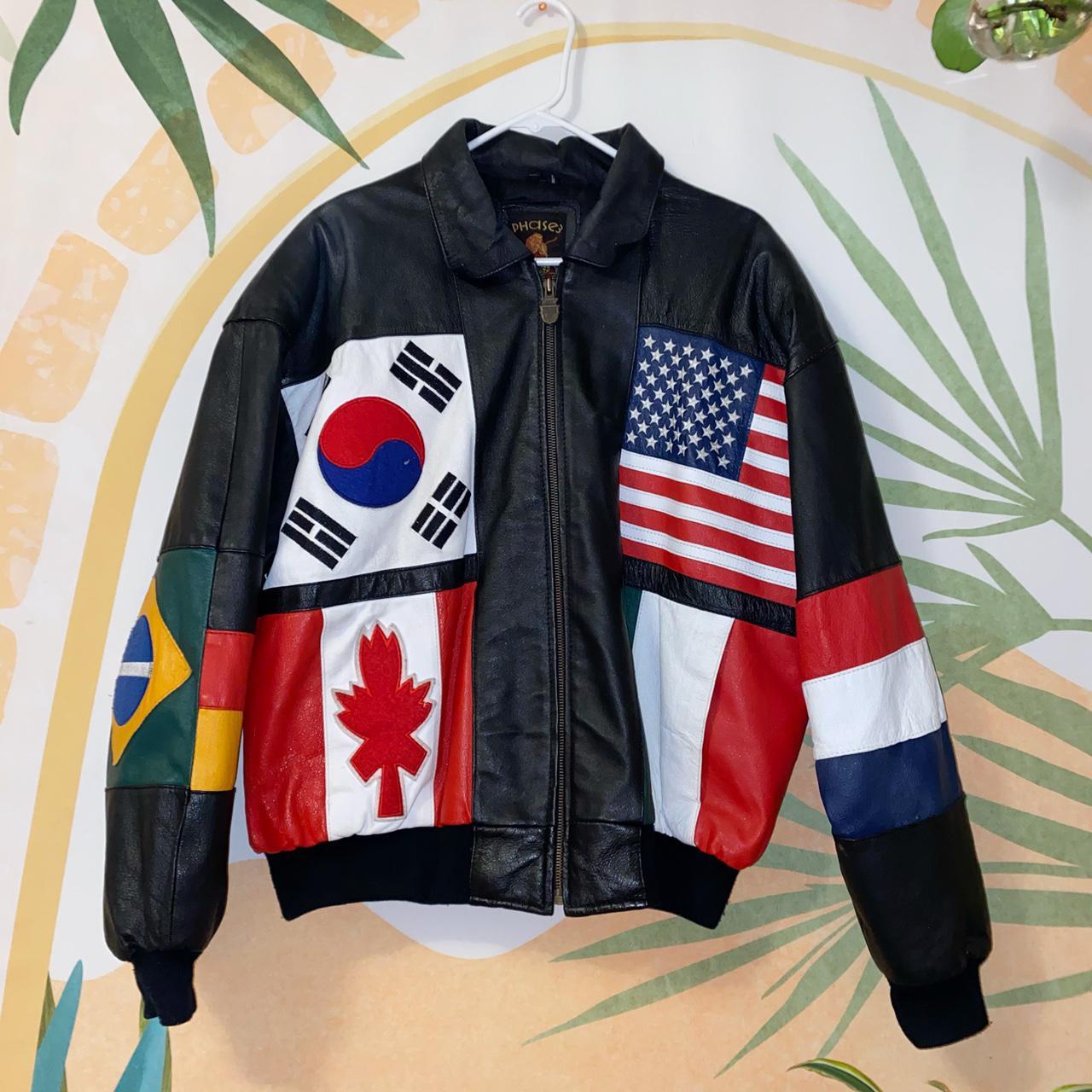 Product Image 1 - Phase 3 Leather Flag Jacket