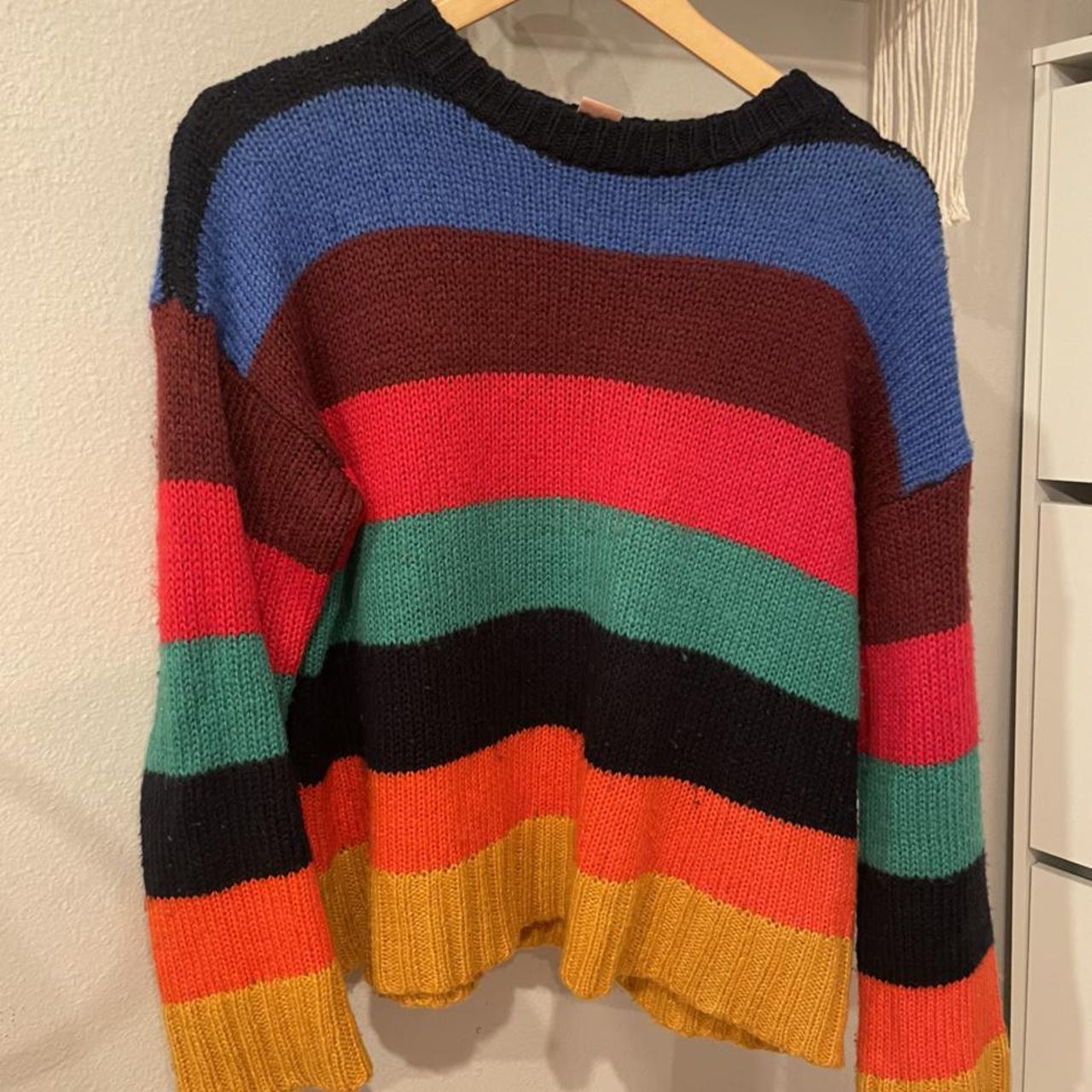 Color block sweater outlet urban outfitters