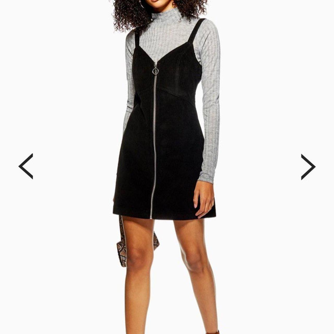 corduroy zip dress