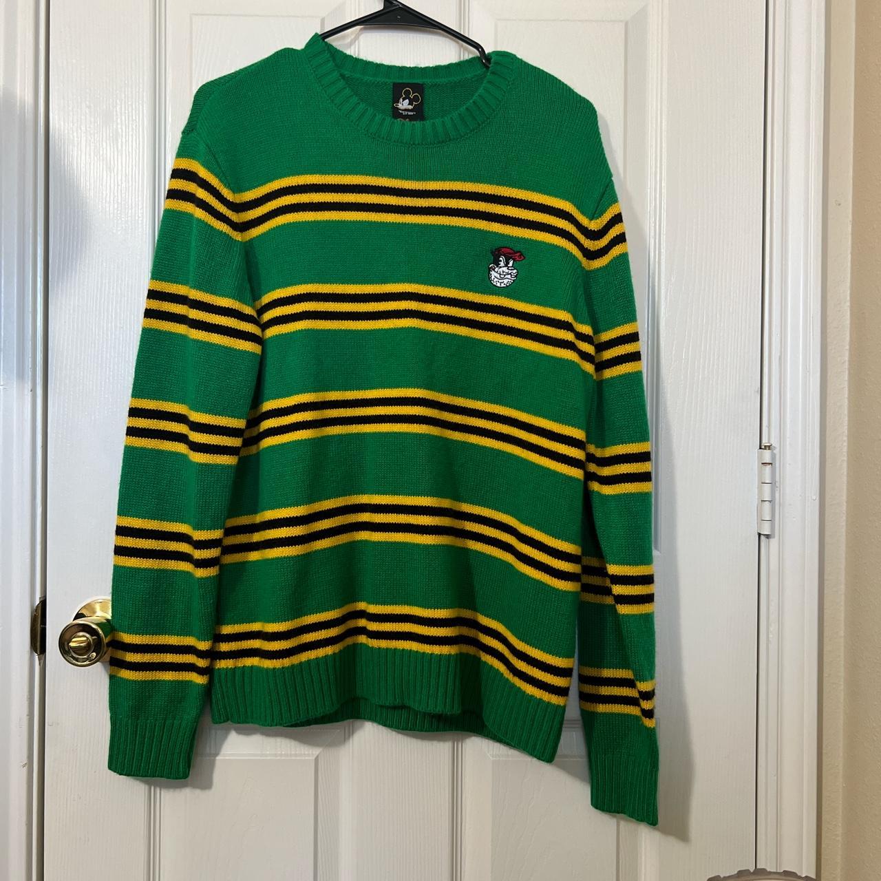 Forever 21 Men's Yellow and Green Sweatshirt | Depop