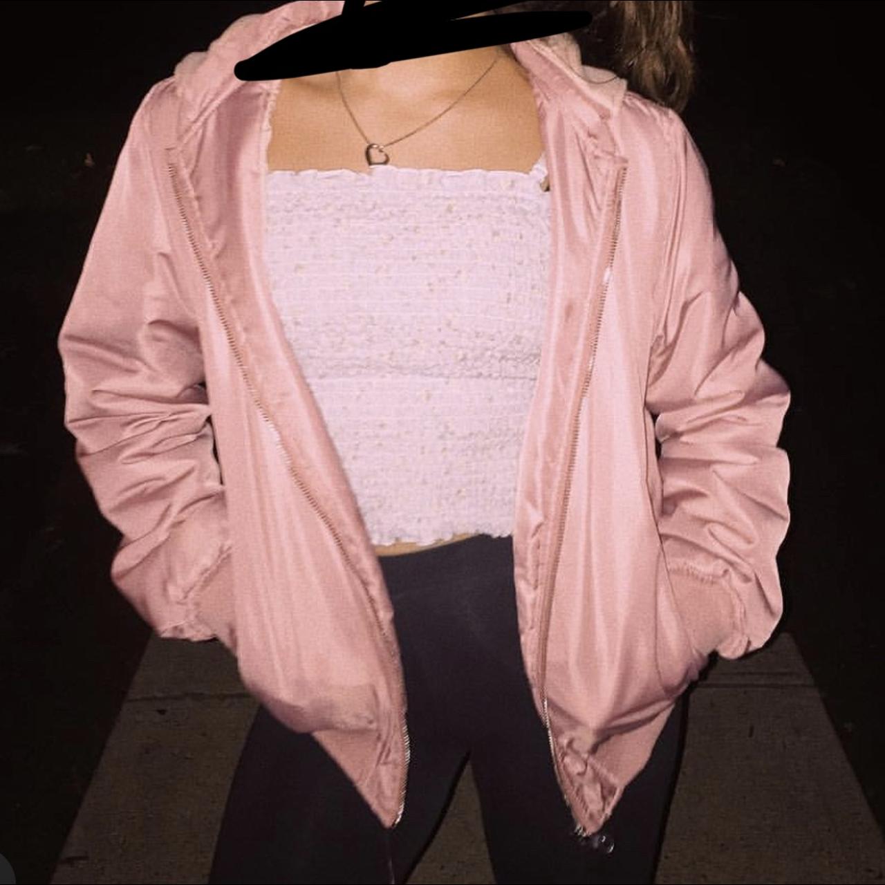 super cute zara bomber jacket ADORABLE COLOR W... Depop