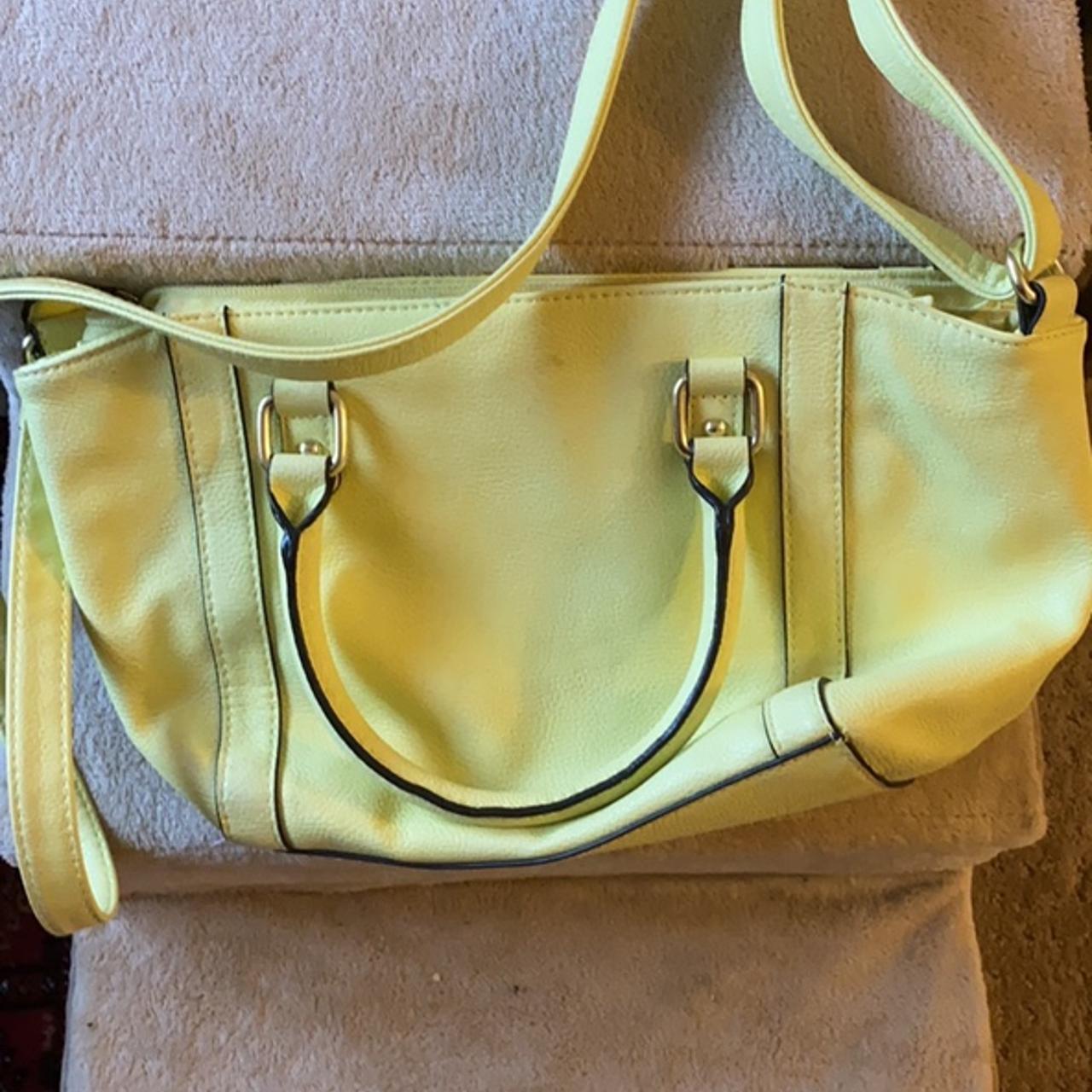 Pastel discount yellow purse