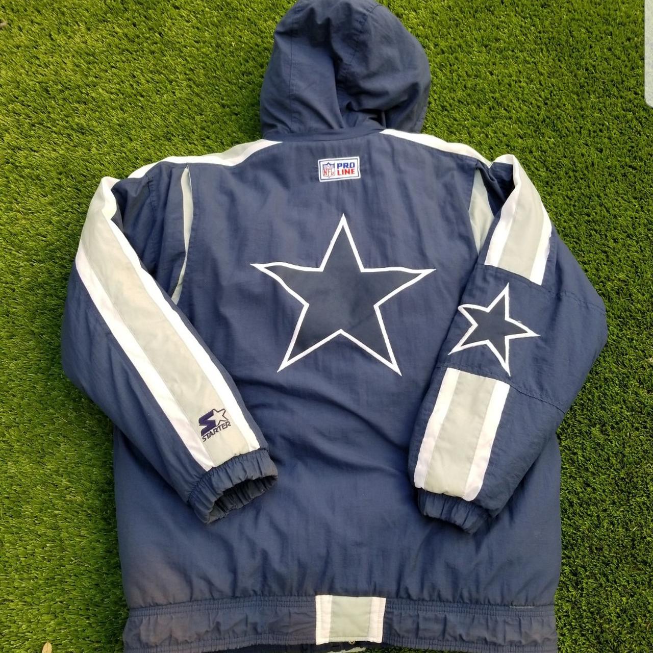 Vintage starter pro line dallas cowboys puffer - Depop