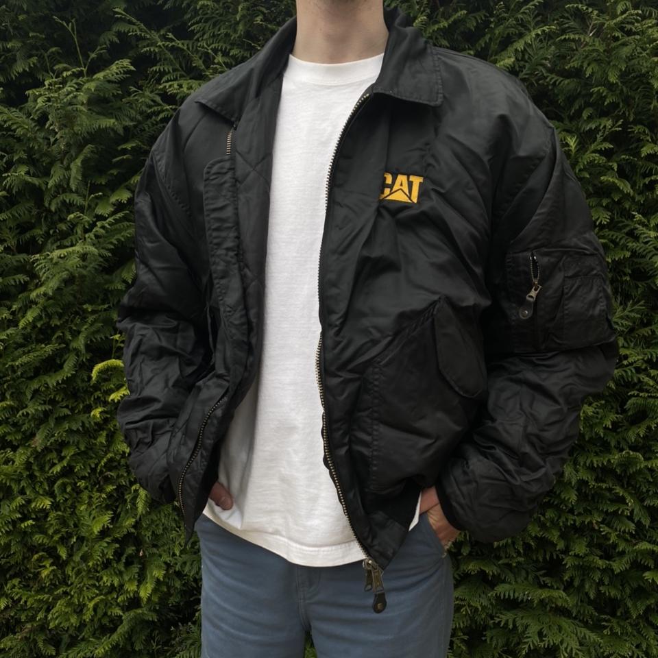 caterpillar bomber jacket