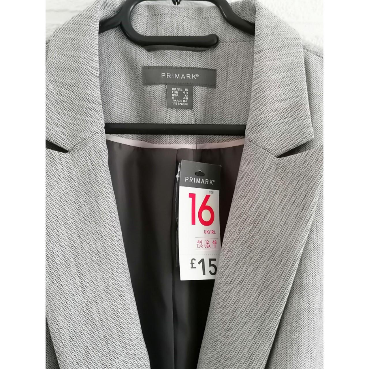 Primark Women's Grey Jacket Depop