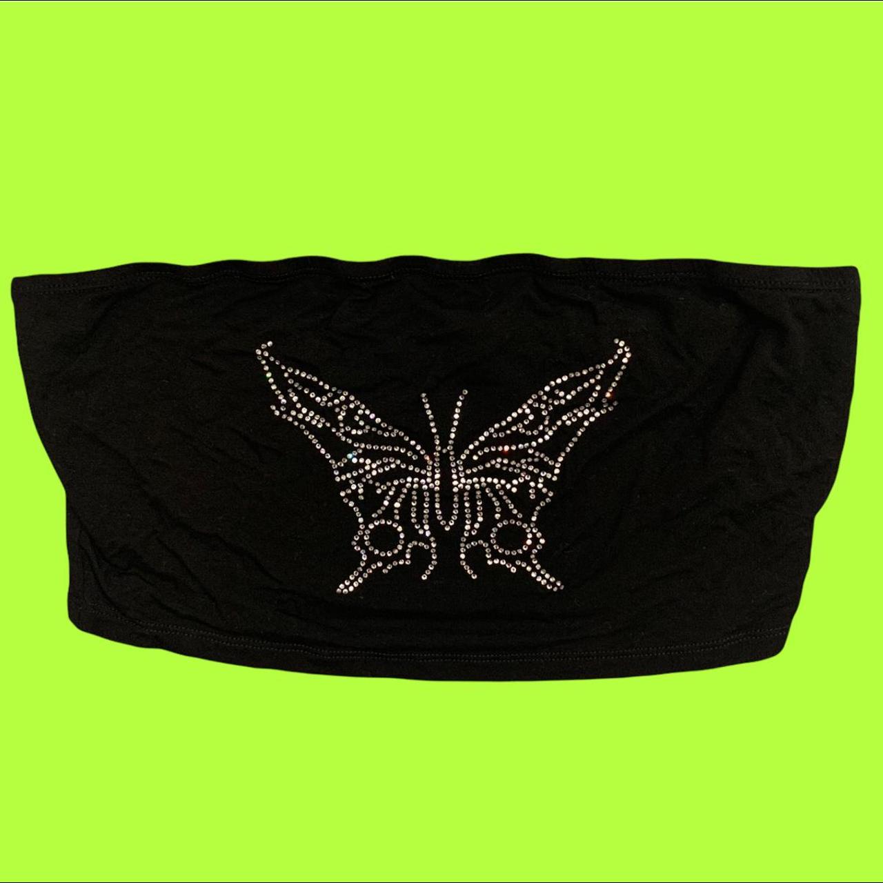 Product Image 1 - Gorgeous Black Butterfly Bedazzled Grunge