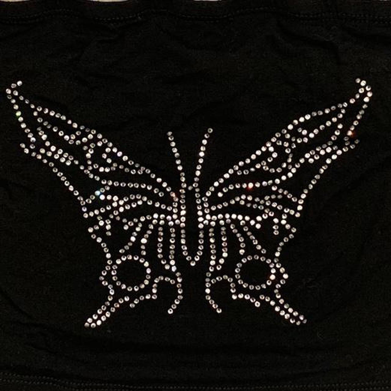 Product Image 3 - Gorgeous Black Butterfly Bedazzled Grunge