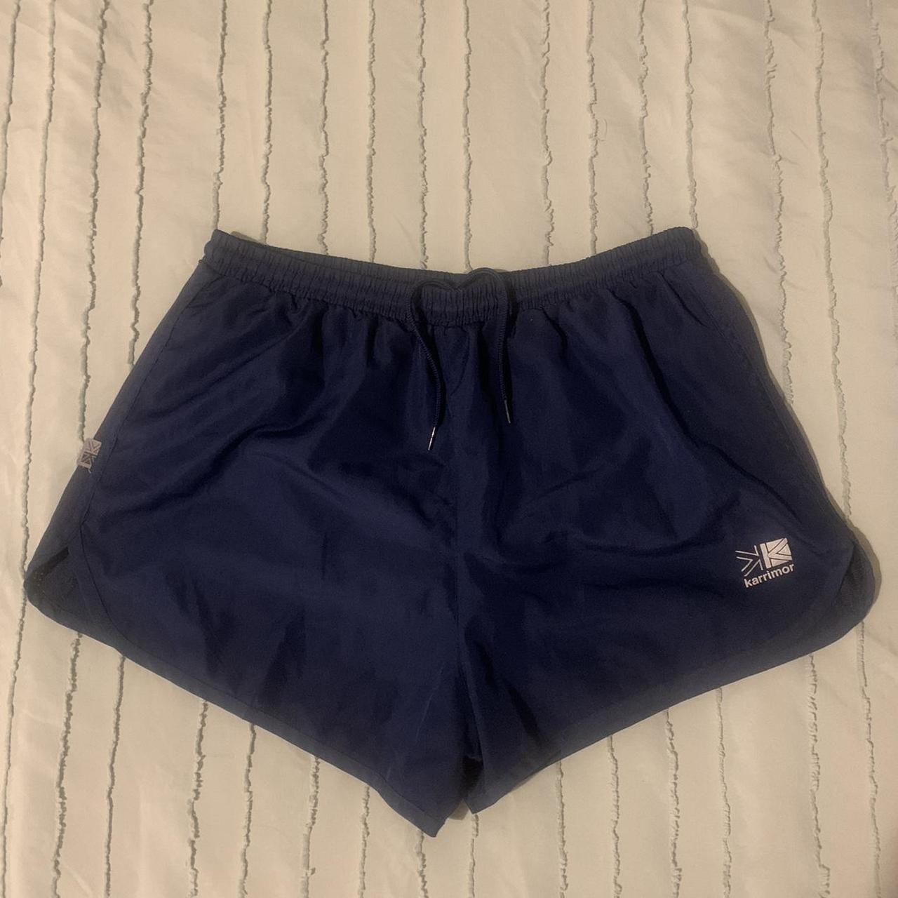 Karrimor Women's Navy and Blue Shorts Depop