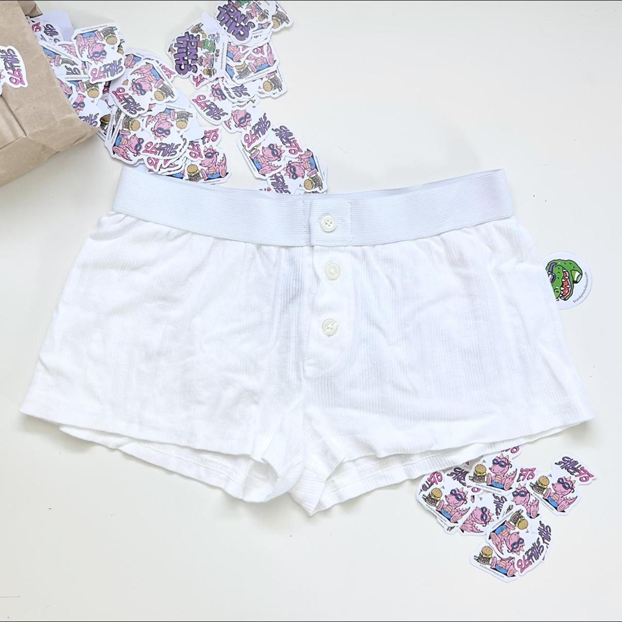 Brandy Melville Ribbed boy shorts Depop