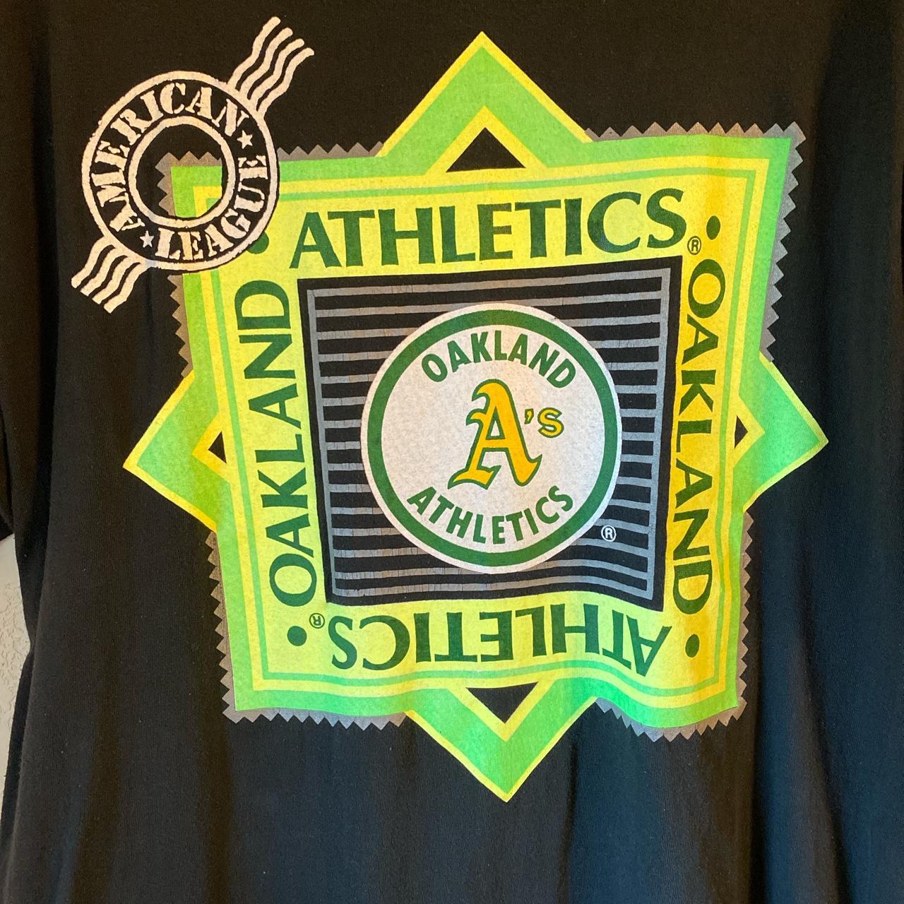 Nutmeg, Shirts, Vintage Oakland Athletics Nutmeg Polo Long Sleeve Collard  Shirt Mlb Mens Size M