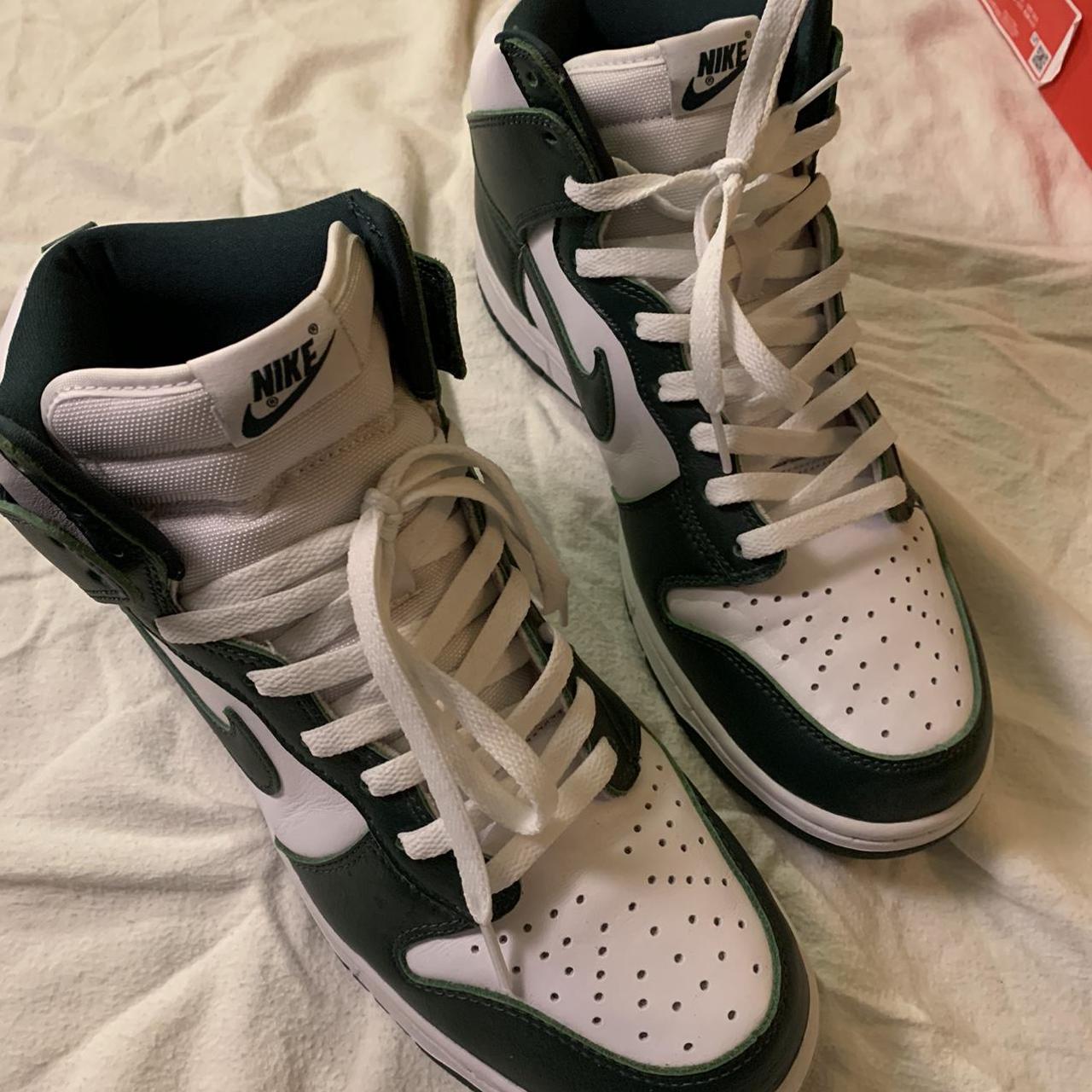 nike spartan green dunk high