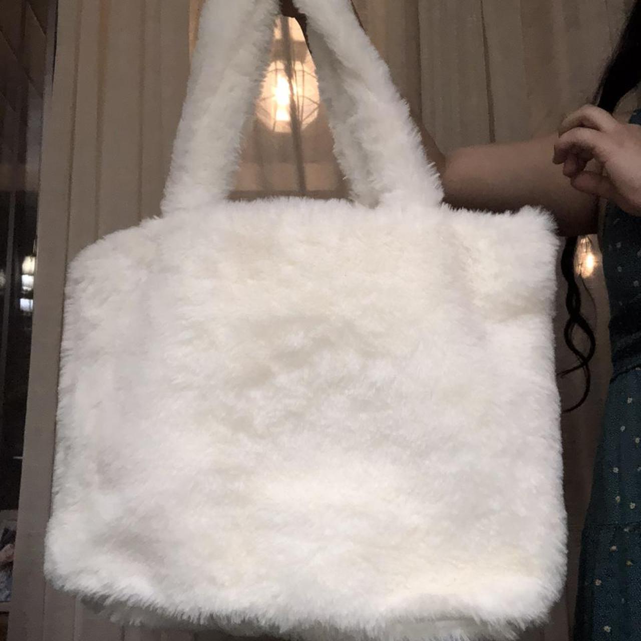 Women Faux Fur Top Handlebag Casual Fuzzy Crossbody Bag Soft Cute Sling Bag  Chain Plush Square Pouch Furry Purse Fluffy Bolsa - AliExpress