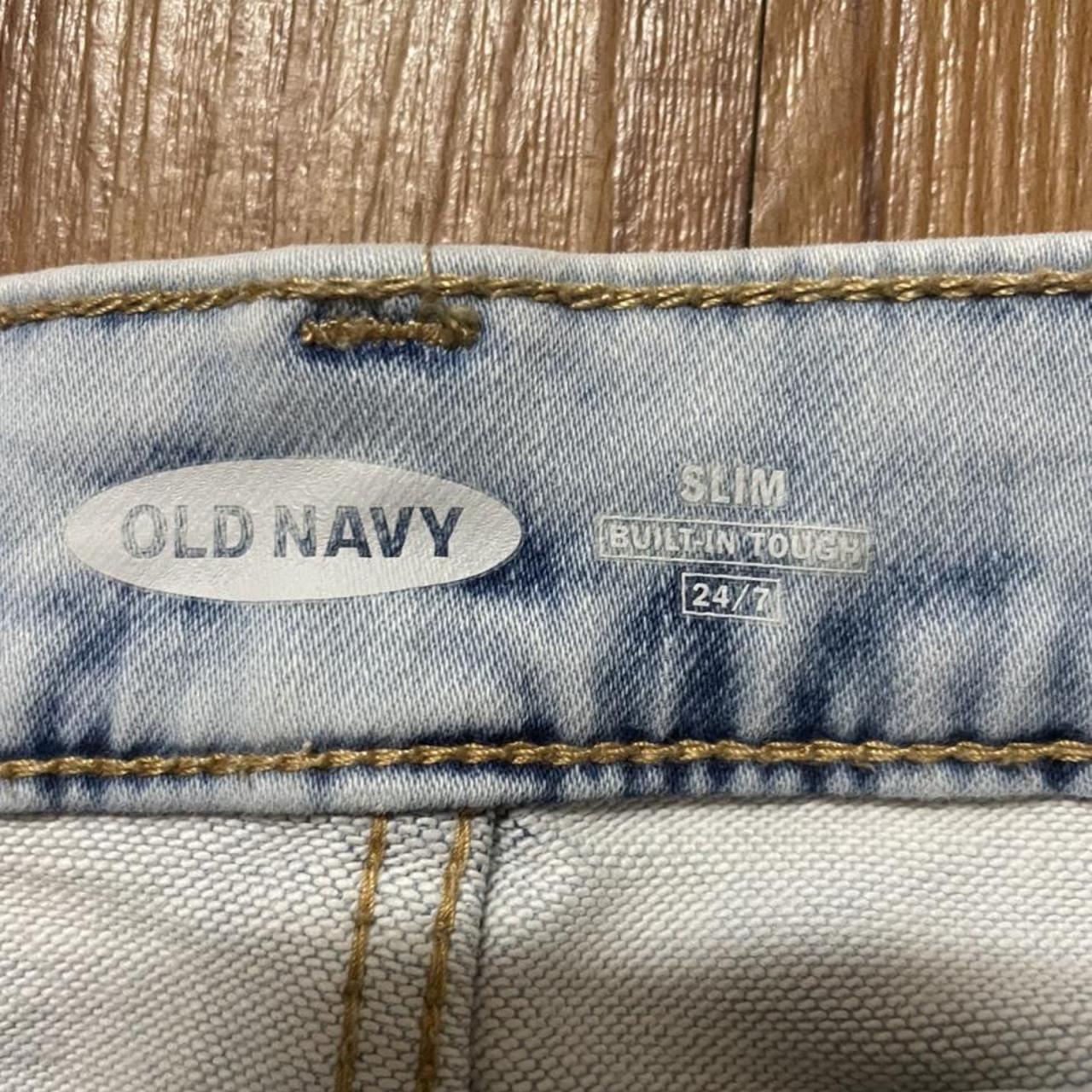 light-wash-old-navy-mens-jeans-size-24-7-slim-fit-depop