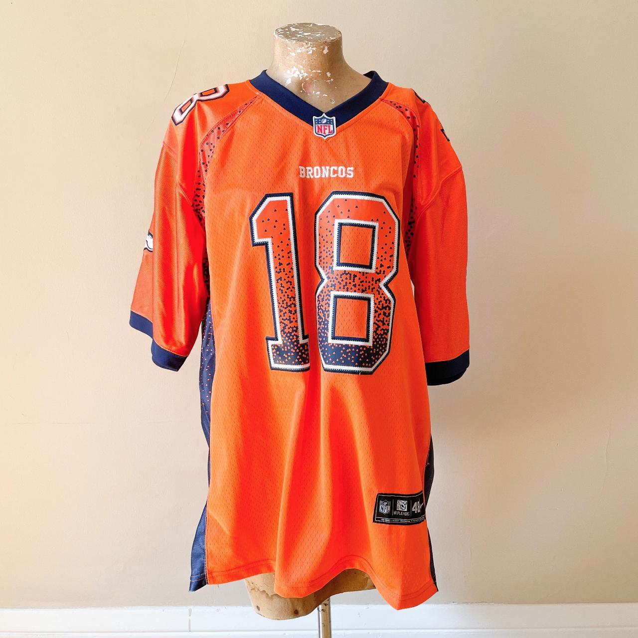 NFL Denver Broncos Nike On Field Peyton Manning Sewn Football Jersey 48