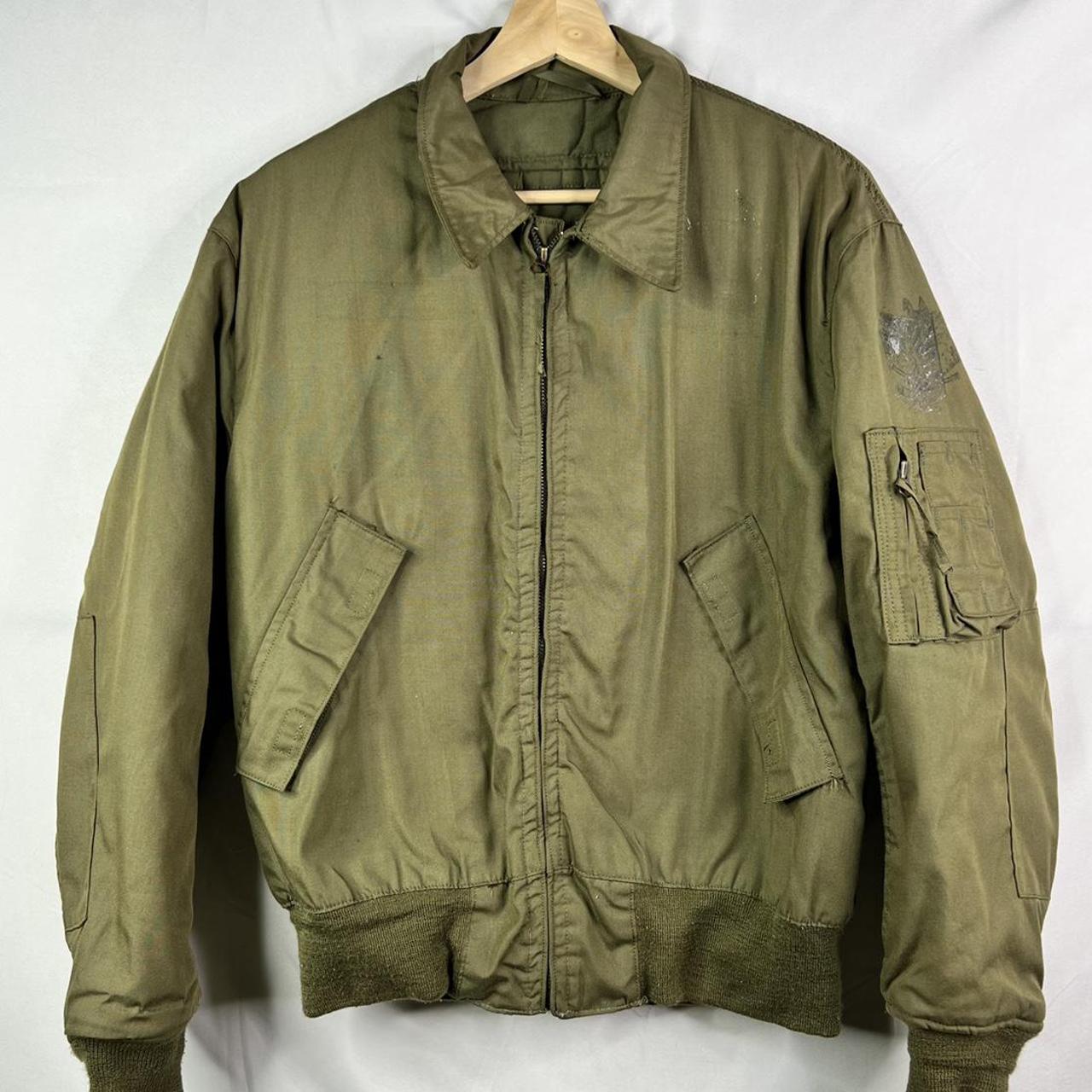 Vintage 50s 60s Military Issued Bomber Jacket... - Depop