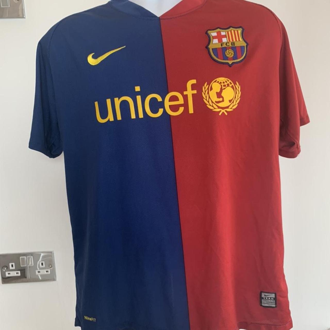 Barcelona Nike Home Football Shirt 2008-2009. Luis... - Depop