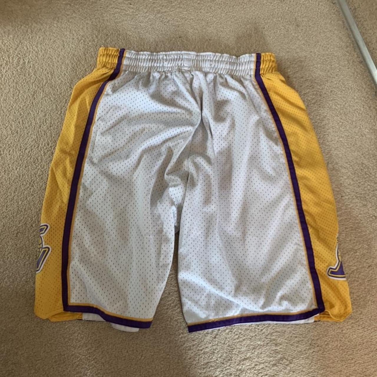 La lakers adidas basketball shorts. Mens xxl . Good... - Depop