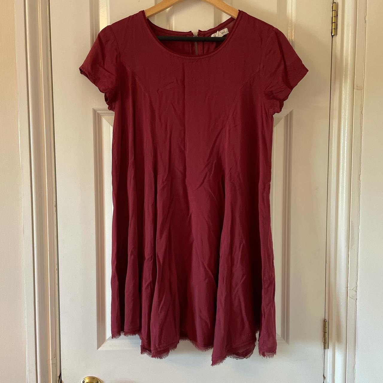 Urban Outfitters Women's Burgundy Dress | Depop