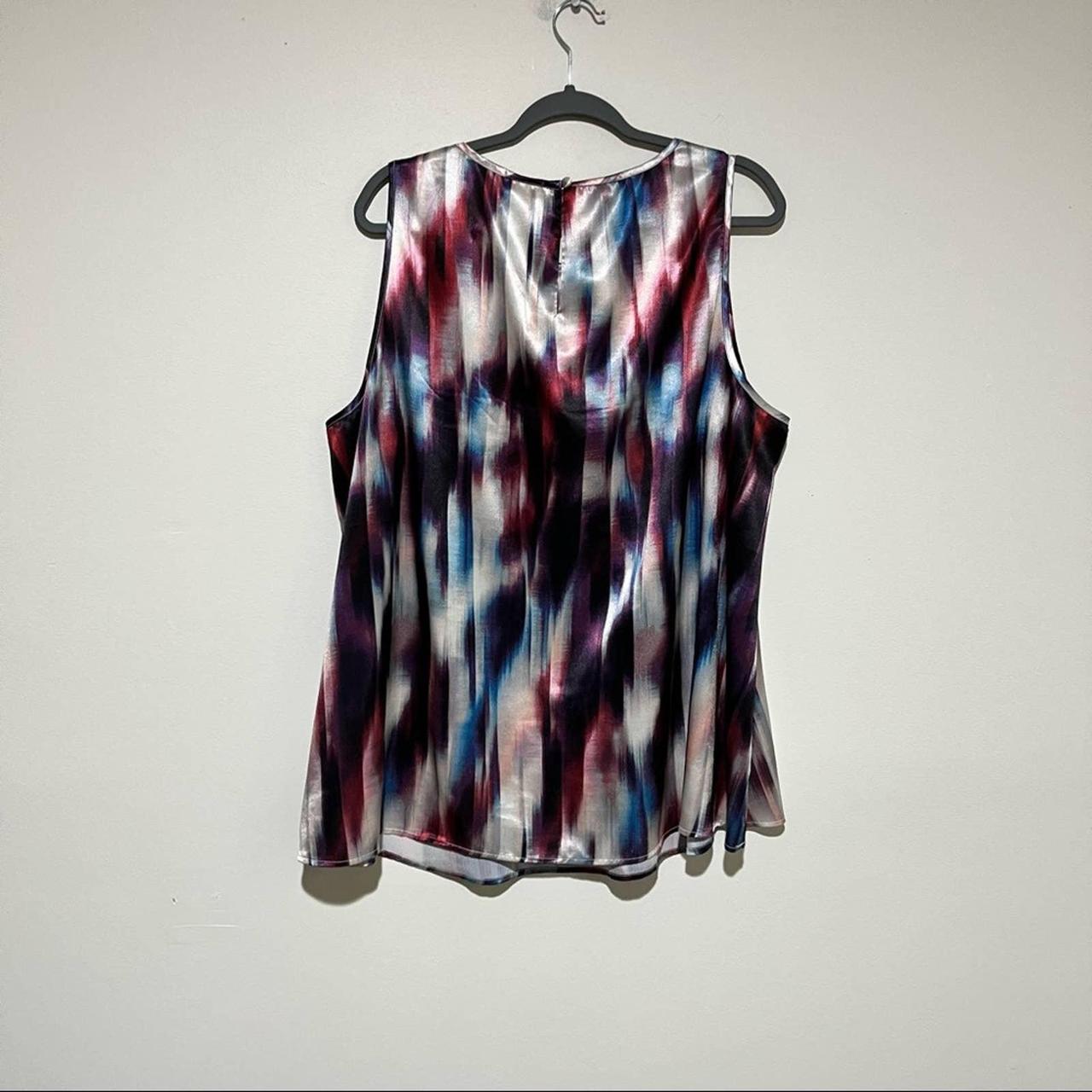 Torrid Multi Tye Dye Shine Gauze Top size 2X Euc - Depop