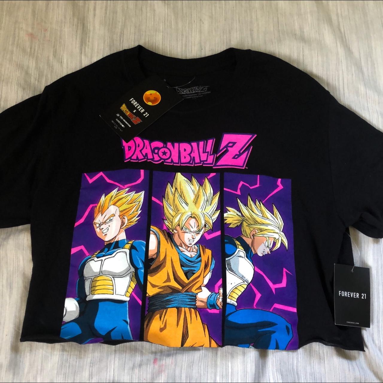 Dragon ball z crop top shop forever 21