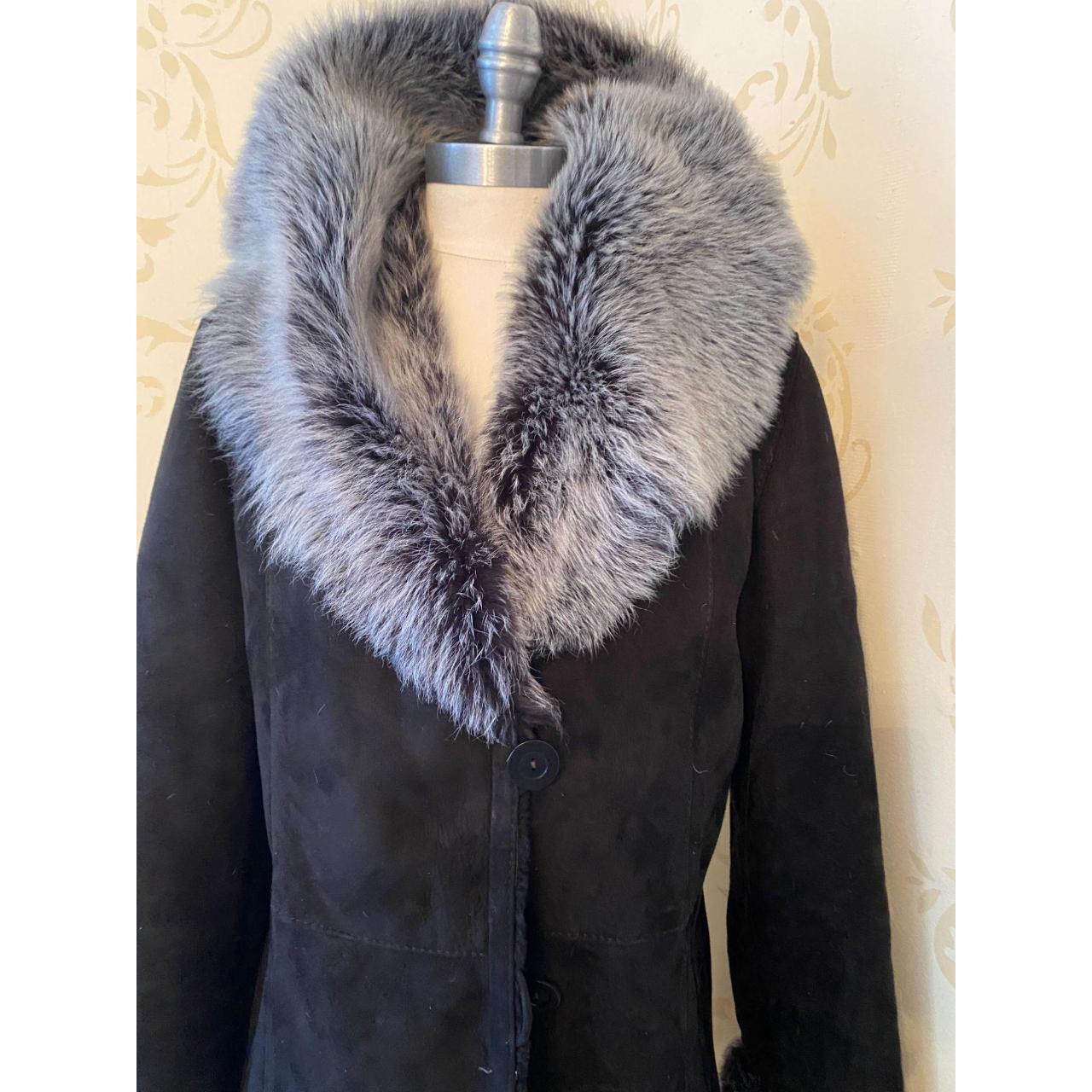 Blue Duck Sheepskin Shearling Jacket Ladies Size... - Depop