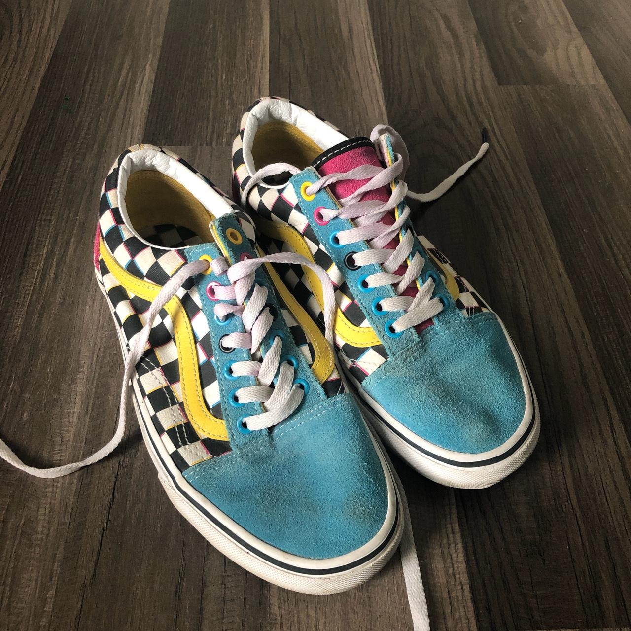 Old skool vans crazy check sale