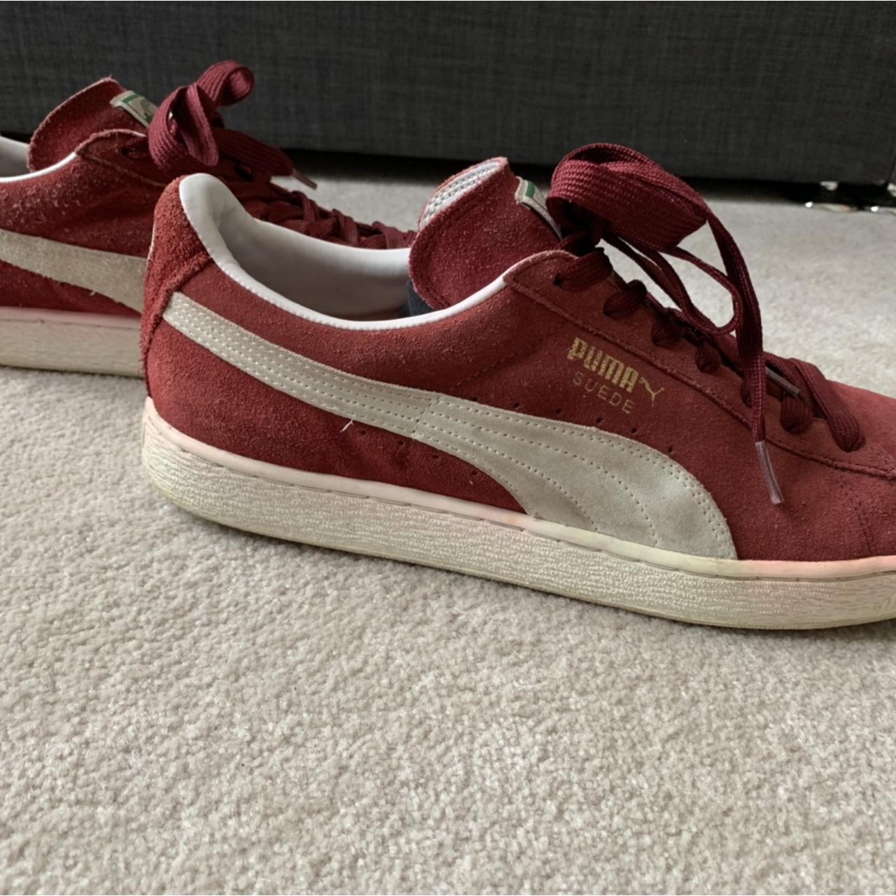 puma suede trainers size 11