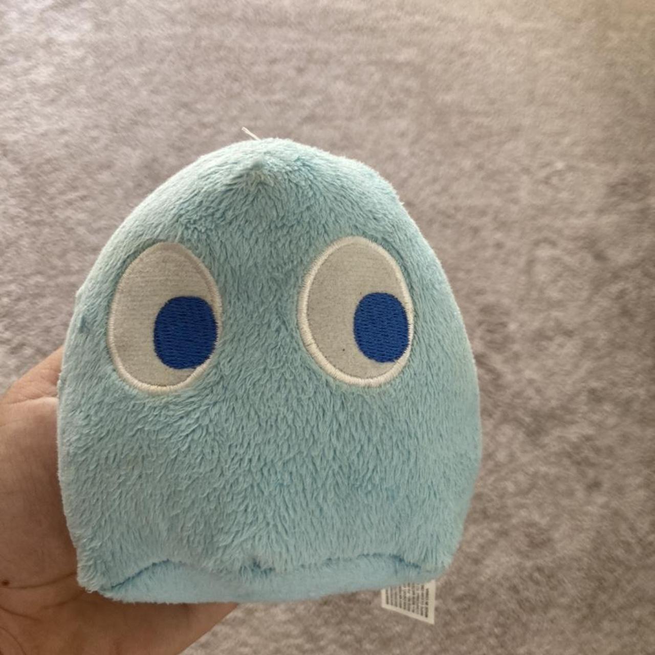 Pac Man Blue Ghost Stuffed Free Shipping Anime Depop 4527