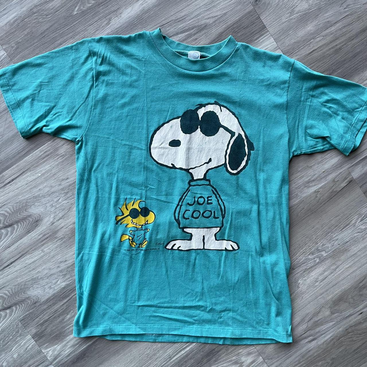 Vintage Joe Cool 1958 Single-Stitch T-Shirt Snoopy /... - Depop