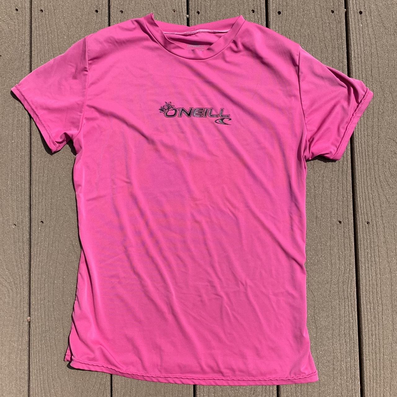 Pink O’Neill skins SPF 50+ surfing board shirt... - Depop