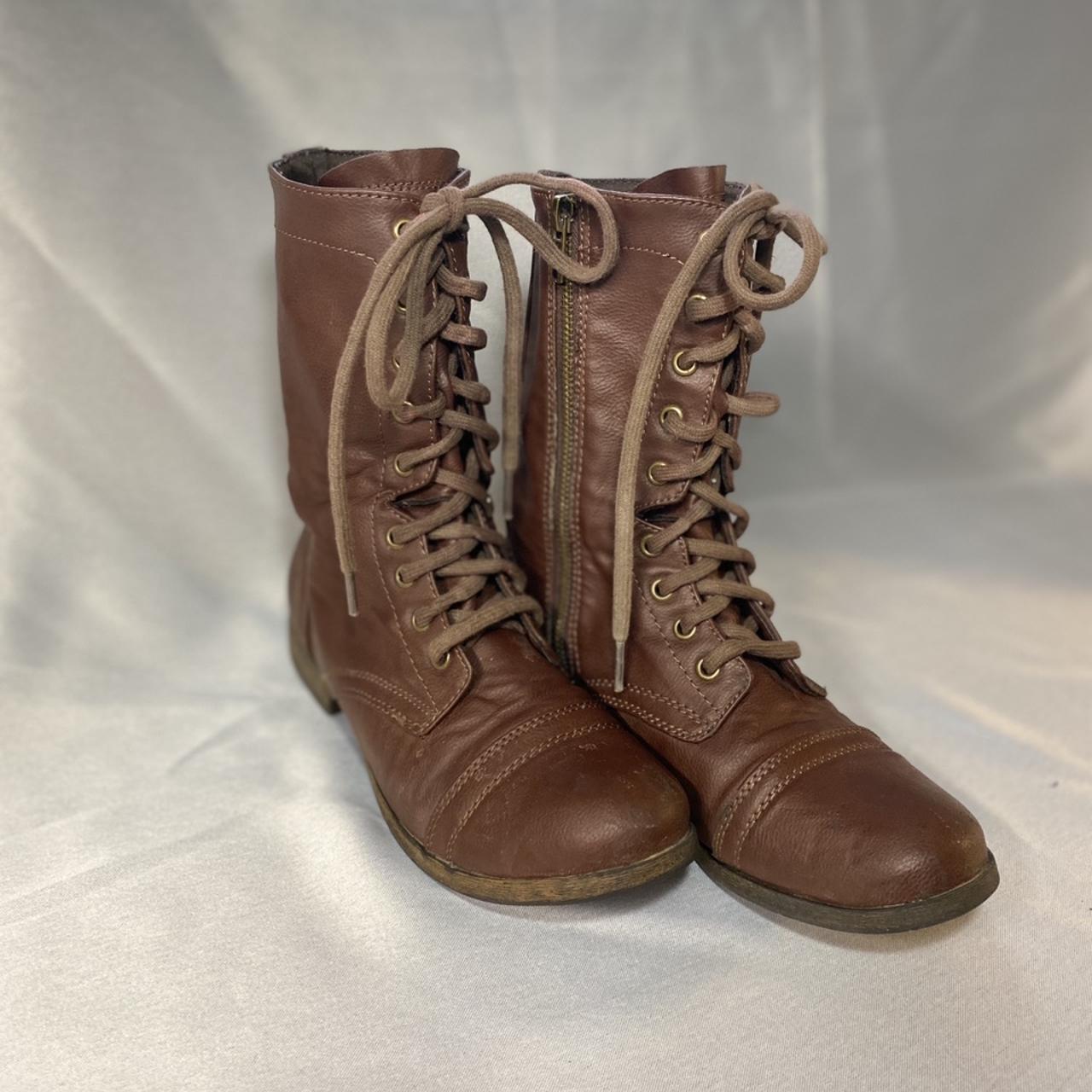 justfab combat boots