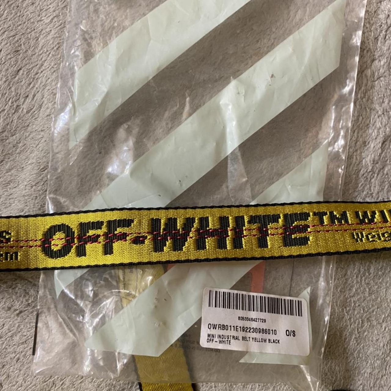 Mini Industrial Belt in Yellow - Off White